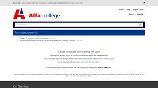 
                            12. Alfa-College - ICT opleidingen | Academic Software Discounts