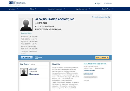 
                            12. Alfa Insurance Agency, Inc. - Ellicott City, MD Insurance Agent