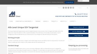 
                            8. Alfa Laval Unique SSV Tangential | Moody Direct