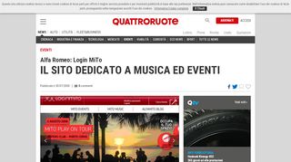 
                            10. Alfa Romeo: Login MiTo - IL SITO DEDICATO A MUSICA ED EVENTI ...