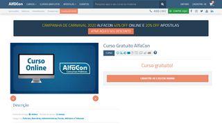 
                            6. AlfaCon Concursos Públicos | Cursos - Curso Gratuito AlfaCon