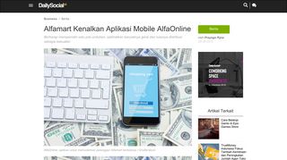 
                            4. Alfamart Kenalkan Aplikasi Mobile AlfaOnline | Dailysocial