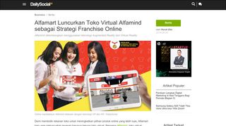 
                            12. Alfamart Luncurkan Toko Virtual Alfamind sebagai Strategi Franchise ...