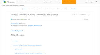 
                            2. Alfresco Mobile for Android : Advanced Setup Guide | Alfresco ...