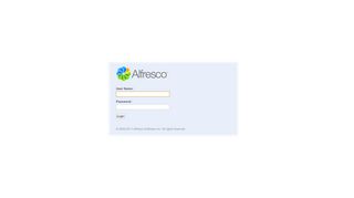 
                            8. Alfresco Share » Login