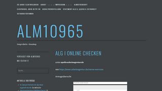 
                            7. ALG I online checken – alm10965