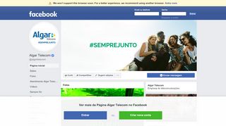 
                            8. Algar Telecom - Página inicial | Facebook