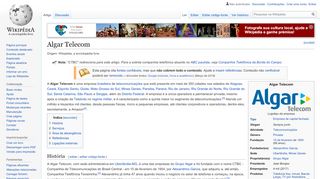 
                            2. Algar Telecom – Wikipédia, a enciclopédia livre