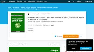 
                            13. algaworks - livro - spring - boot - v2 0 - Spring boot - Ebah