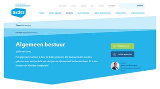 
                            9. Algemeen bestuur - Aedes.nl