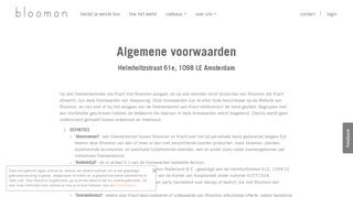 
                            9. Algemene voorwaarden - Bloomon