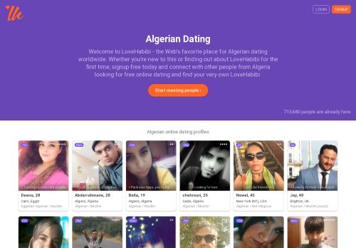
                            1. Algerian Dating - Algeria Online Dating - LoveHabibi