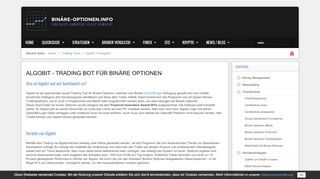 
                            4. AlgoBit - der neue TradingBot für binäre Optionen