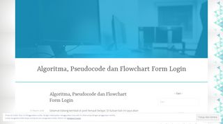 
                            6. Algoritma, Pseudocode dan Flowchart Form Login