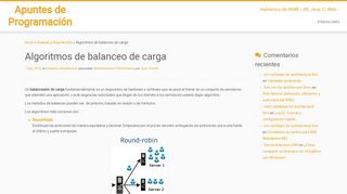 
                            6. Algoritmos de balanceo de carga – Apuntes de Programación