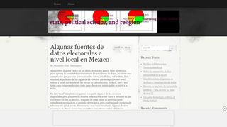 
                            4. Algunas fuentes de datos electorales a nivel local en México | stats ...