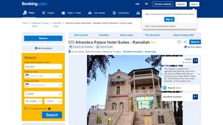 
                            12. Alhambra Palace Hotel, Ramallah, Palestinian Territory - ...
