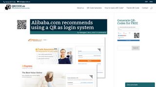 
                            1. Alibaba.com recommends using a QR as login system - QR-Code
