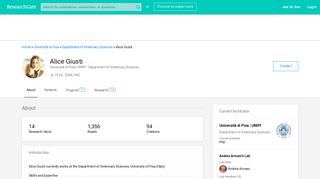 
                            10. Alice Giusti | DVM, PhD | Università di Pisa, Pisa | UNIPI | Department ...