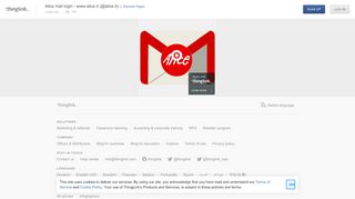 
                            6. Alice mail login - www.alice.it (@alice.it) - ThingLink