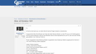 
                            13. Alice- o2 Homebox 1231 | ComputerBase Forum