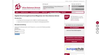 
                            8. Alice-Salomon-Schule - Einschulungsbroschüren / Wegweiser ...