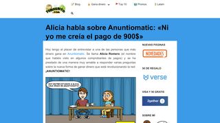 
                            10. Alicia Romero de Anuntiomatic entrevistada en TuDinerito ...