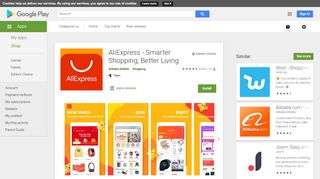 
                            6. AliExpress - Compras inteligentes, Vida Melhor – Apps no Google Play