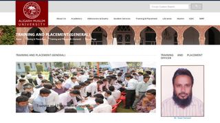 
                            12. Aligarh Muslim University || Training and Placement (General)