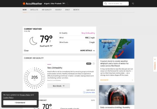 
                            11. Aligarh Weather - AccuWeather Forecast for Uttar Pradesh ...