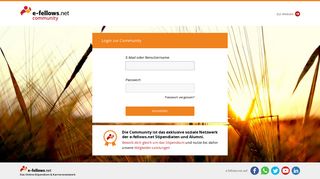 
                            6. Alina Ting - Login zur Community - e-fellows.net community