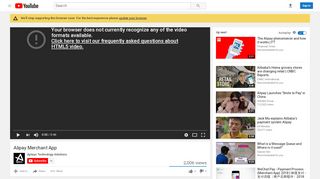 
                            5. Alipay Merchant App - YouTube