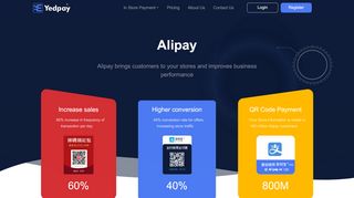 
                            9. Alipay Merchant Solutions - Accept Alipay in Hong Kong - Yedpay