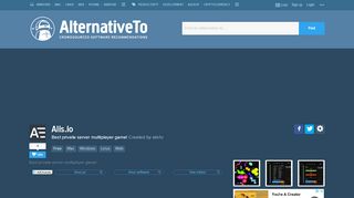 
                            9. Alis.io Alternatives and Similar Games - AlternativeTo.net