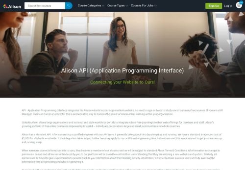 
                            3. Alison API Integration – Free Online Workplace Education | Alison