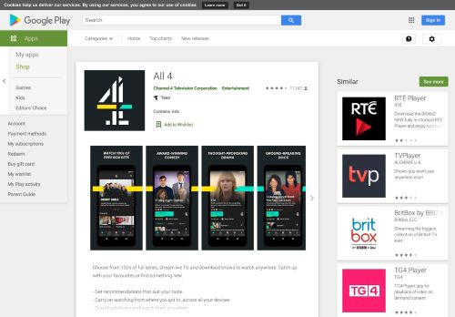 
                            4. All 4 – Apps on Google Play