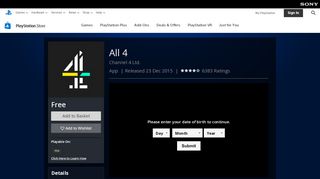 
                            7. All 4 on PS4 | Official PlayStation™Store UK