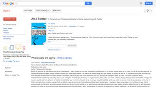 
                            9. All a Twitter: A Personal and Professional Guide to Social ...