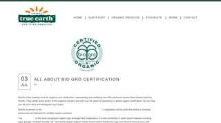 
                            11. All about Bio Gro Certification - True Earth - True Earth™ Organics