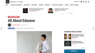 
                            8. All About Edusave - DollarsAndSense.sg