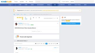 
                            9. All About Telkom Speedy (Reborn) - Part 4 - Page 374 | KASKUS