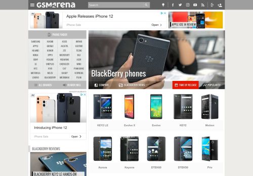 
                            9. All BlackBerry phones - GSMArena.com