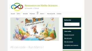 
                            10. All can code – Run Marco ! – Ressources en Maths-Sciences