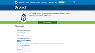 
                            10. All commits | Drupal.org