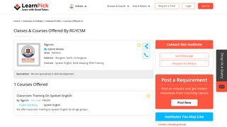 
                            12. All Courses from RGYCSM - Bongaon, Kolkata - LearnPick