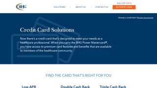 
                            1. All Credit Cards | Bankers Healthcare Group