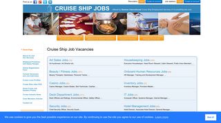 
                            5. All Cruise Ship Jobs - Current Vacancies and Interviews