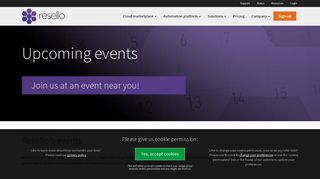 
                            8. All events - Events - Resello Cloud Marketplace