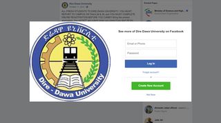 
                            3. ALL FRESH STUDENTS TO DIRE-DAWA... - Dire Dawa University ...