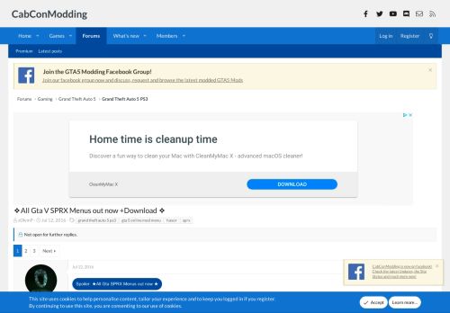 
                            5. All Gta V SPRX Menus out now +Download | CabConModding
